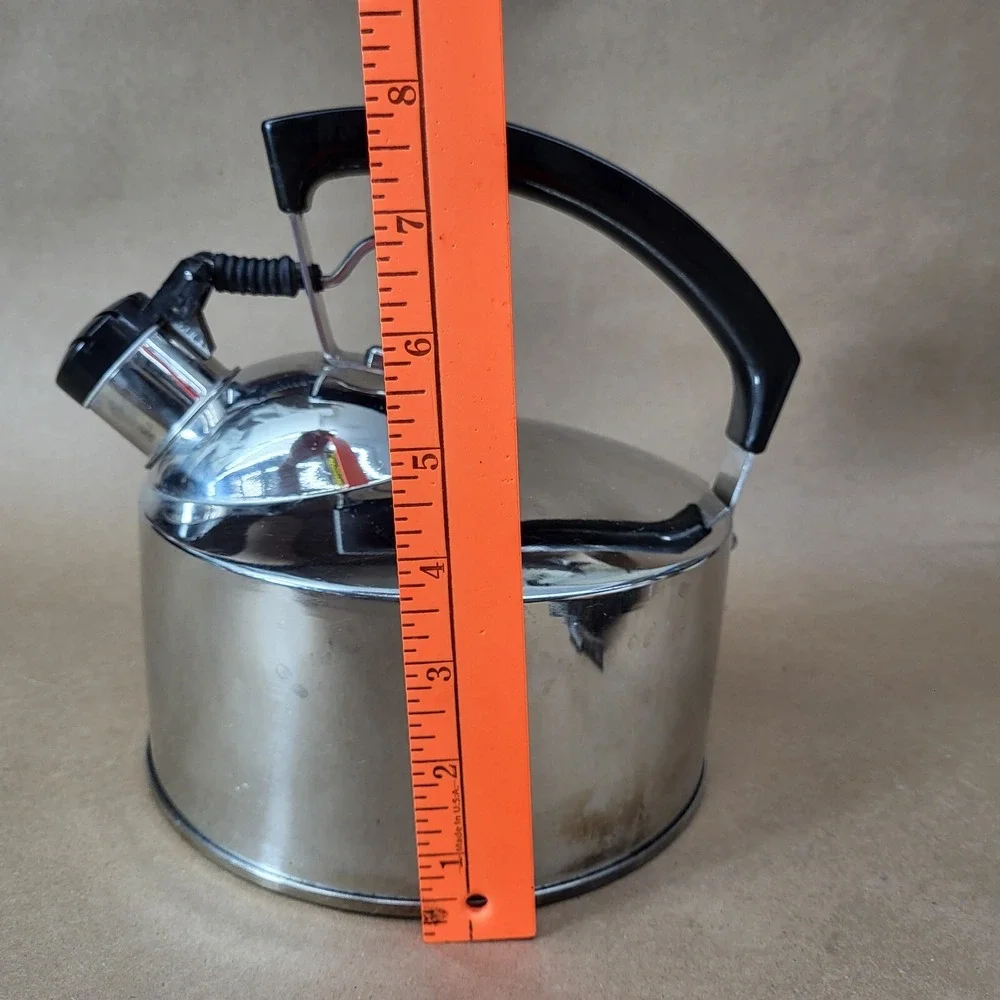 FaberWare Whistle Tea Kettle Stainless Steel K7030 2.5 Qt.